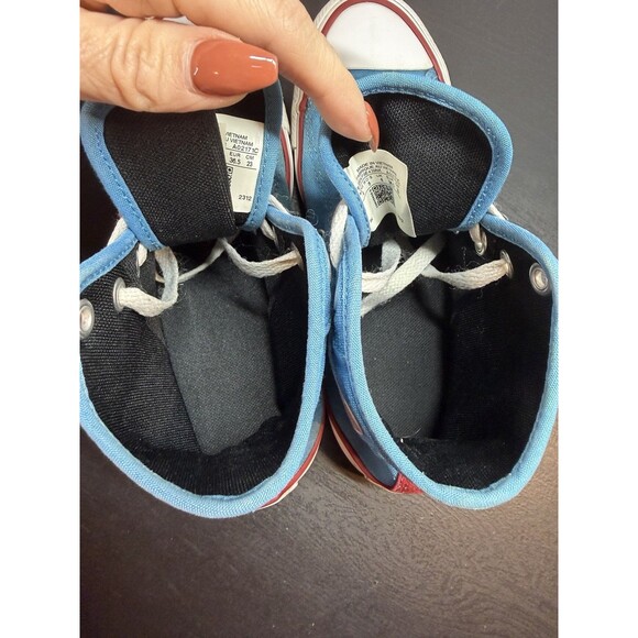 Converse CTAS High Top Blu Canvas Shoes Blue Men’s 4 Wo 6 - Picture 9 of 9